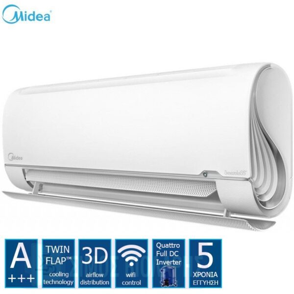 Кондиционер Midea Breezeless - 30 м2 для охлаждения